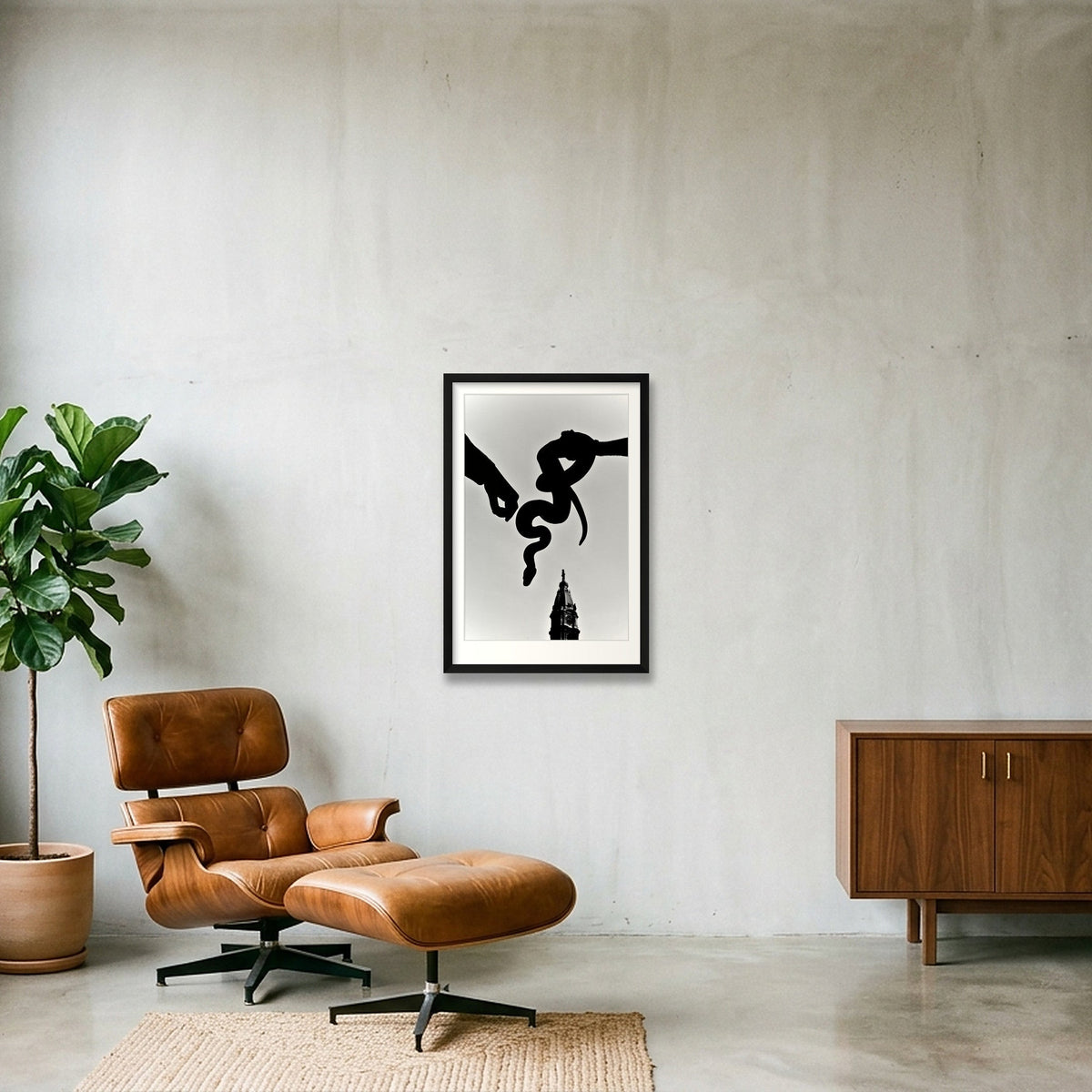 FLUX — 40×60cm, 16×24" Black Frame